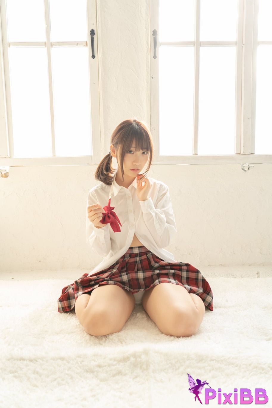 Japanese Idol Moe Iori Alien who loves Pants Tomoe is urgently invited to Iorins skirt ROM PixiBB.COM 256