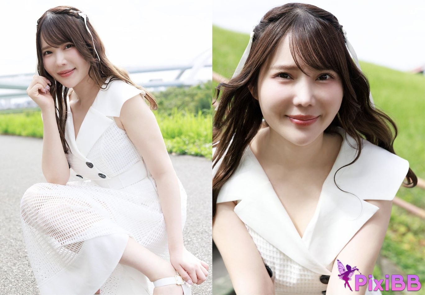 Japanese Idol Misa Momoshiro Peach White weekly true story WJ girls digital photo book PixiBB.COM 007