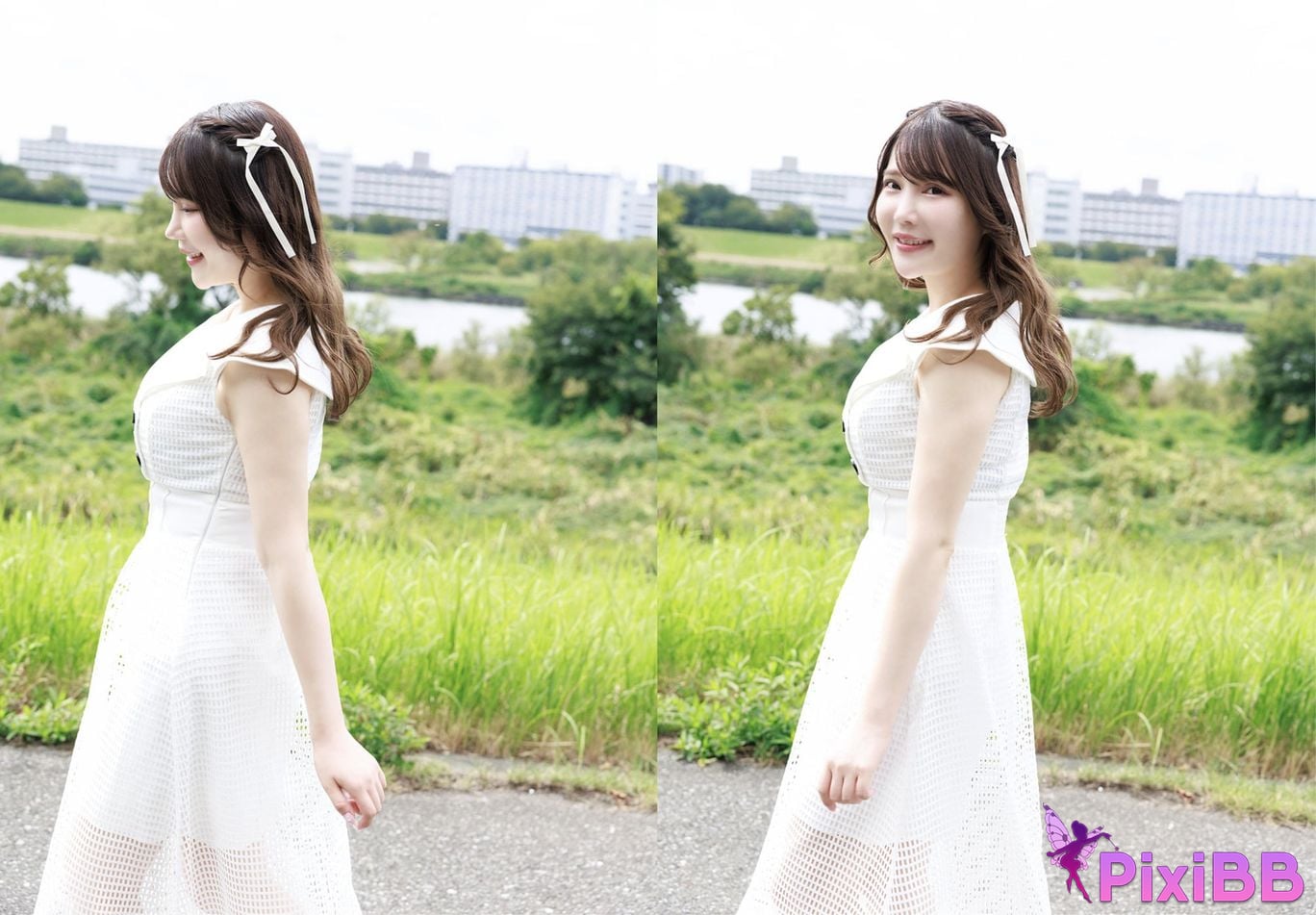 Japanese Idol Misa Momoshiro Peach White weekly true story WJ girls digital photo book PixiBB.COM 009