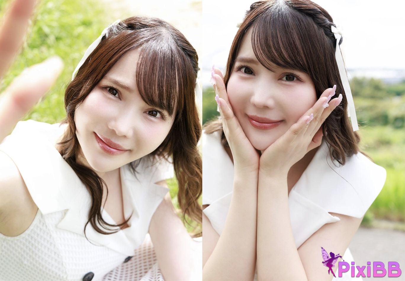 Japanese Idol Misa Momoshiro Peach White weekly true story WJ girls digital photo book PixiBB.COM 010