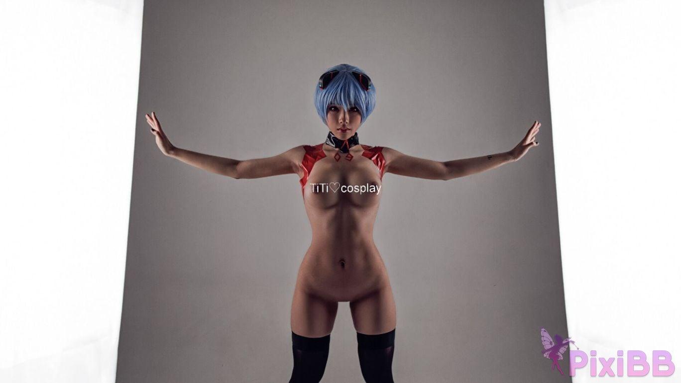 Cosplayer Titanium alloy TiTi Kuro Ayanami Rei PixiBB.COM 002
