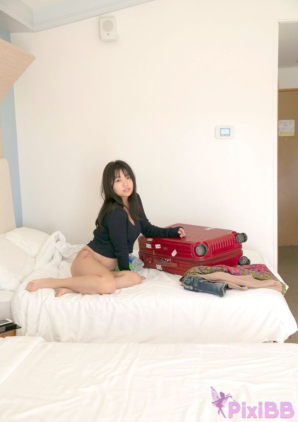 Japanese Idol Yuno Ohara Young Champion Digigra Yunos deep breath PixiBB.COM 002