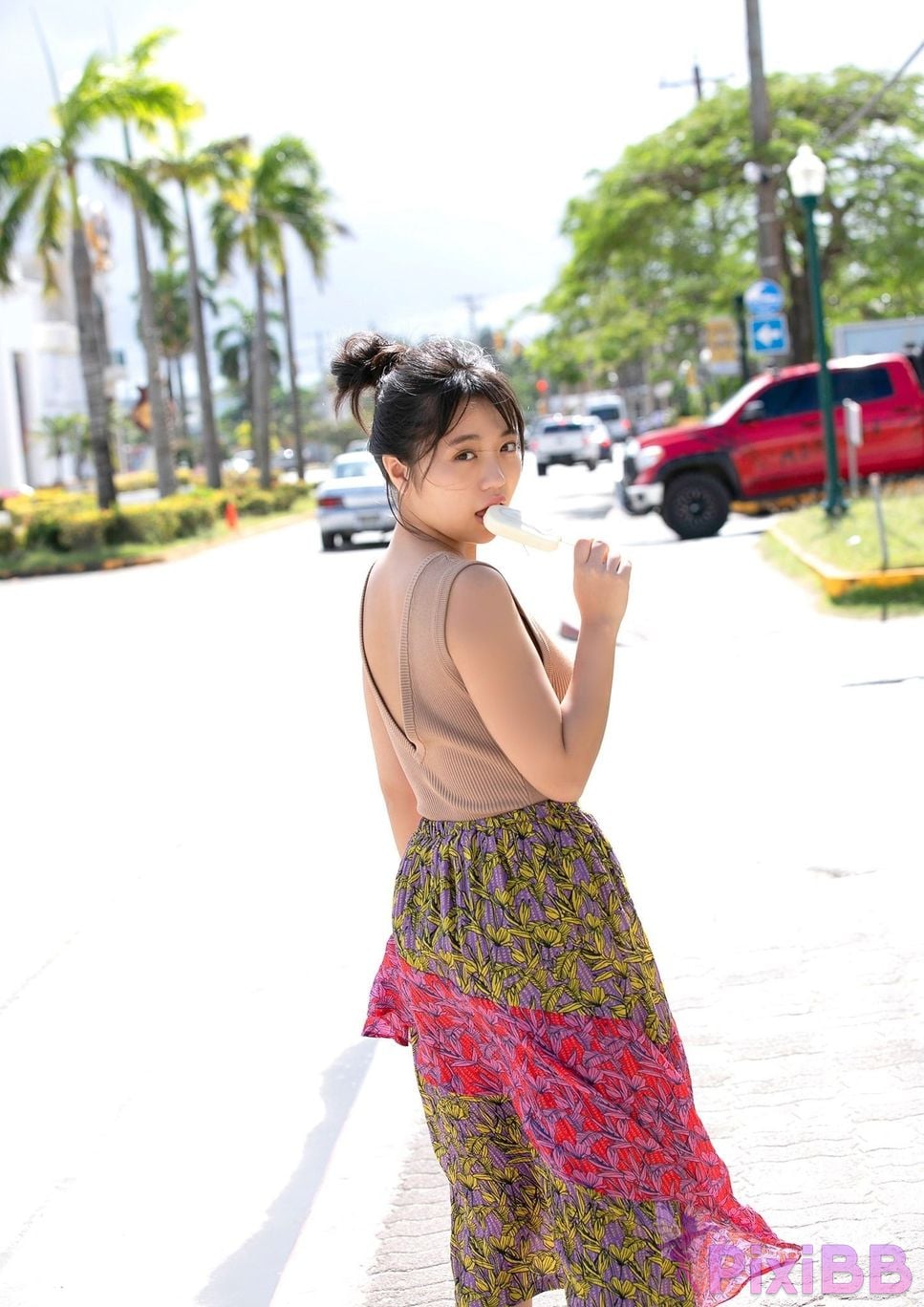 Japanese Idol Yuno Ohara Young Champion Digigra Yunos deep breath PixiBB.COM 032