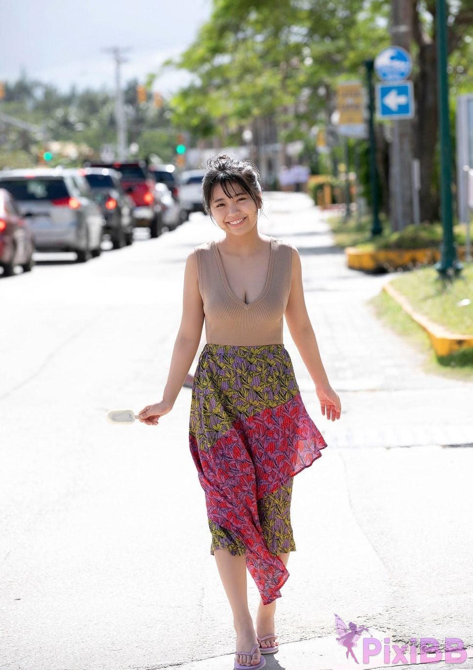 Japanese Idol Yuno Ohara Young Champion Digigra Yunos deep breath PixiBB.COM 033