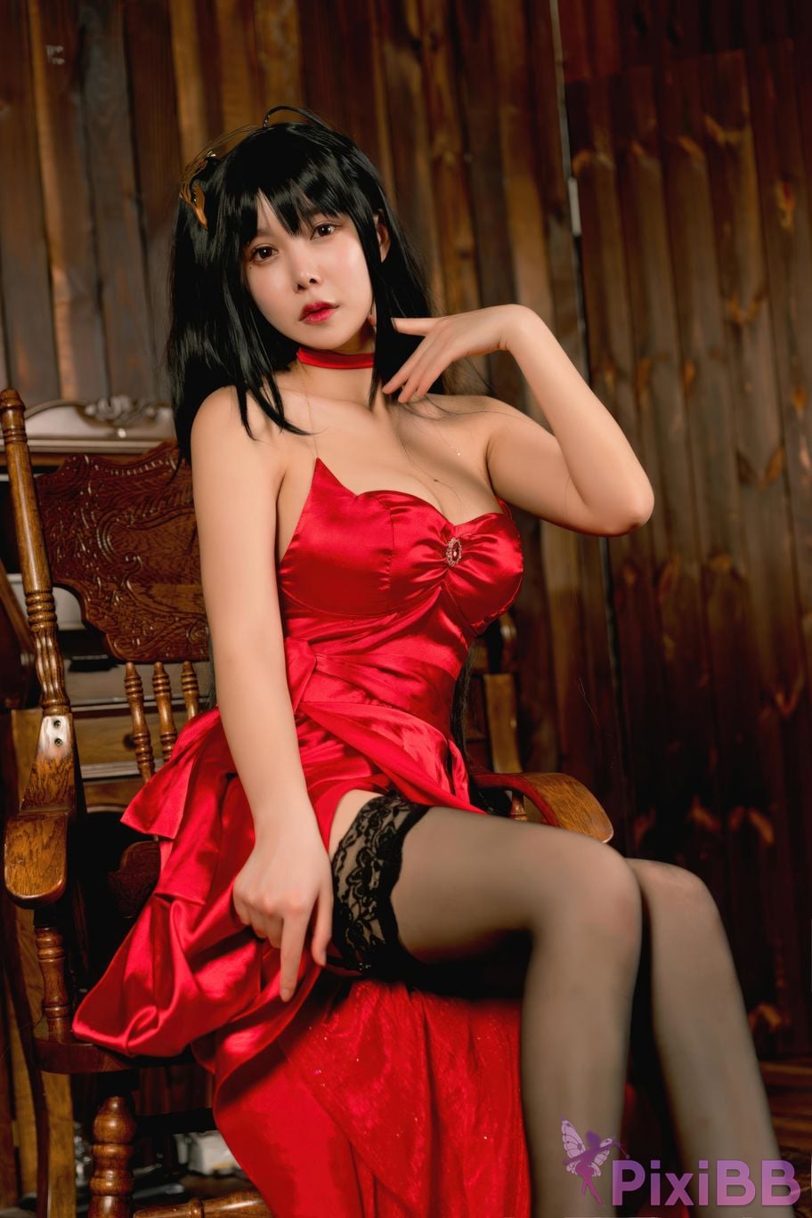 Cosplayer amazon catfish azur lane Big poisonous apple PixiBB.COM 010