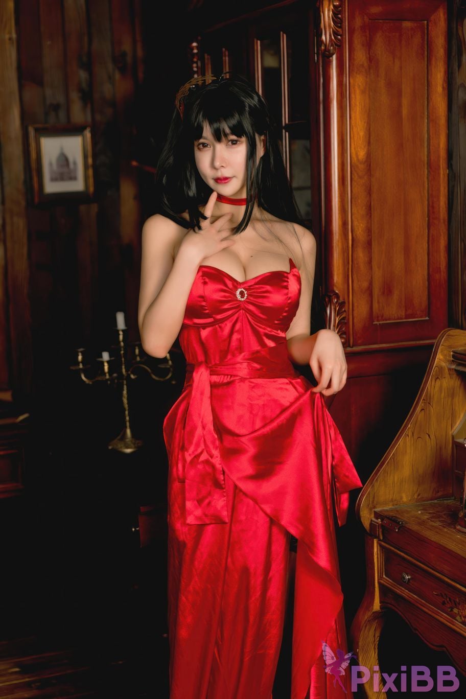 Cosplayer amazon catfish azur lane Big poisonous apple PixiBB.COM 011