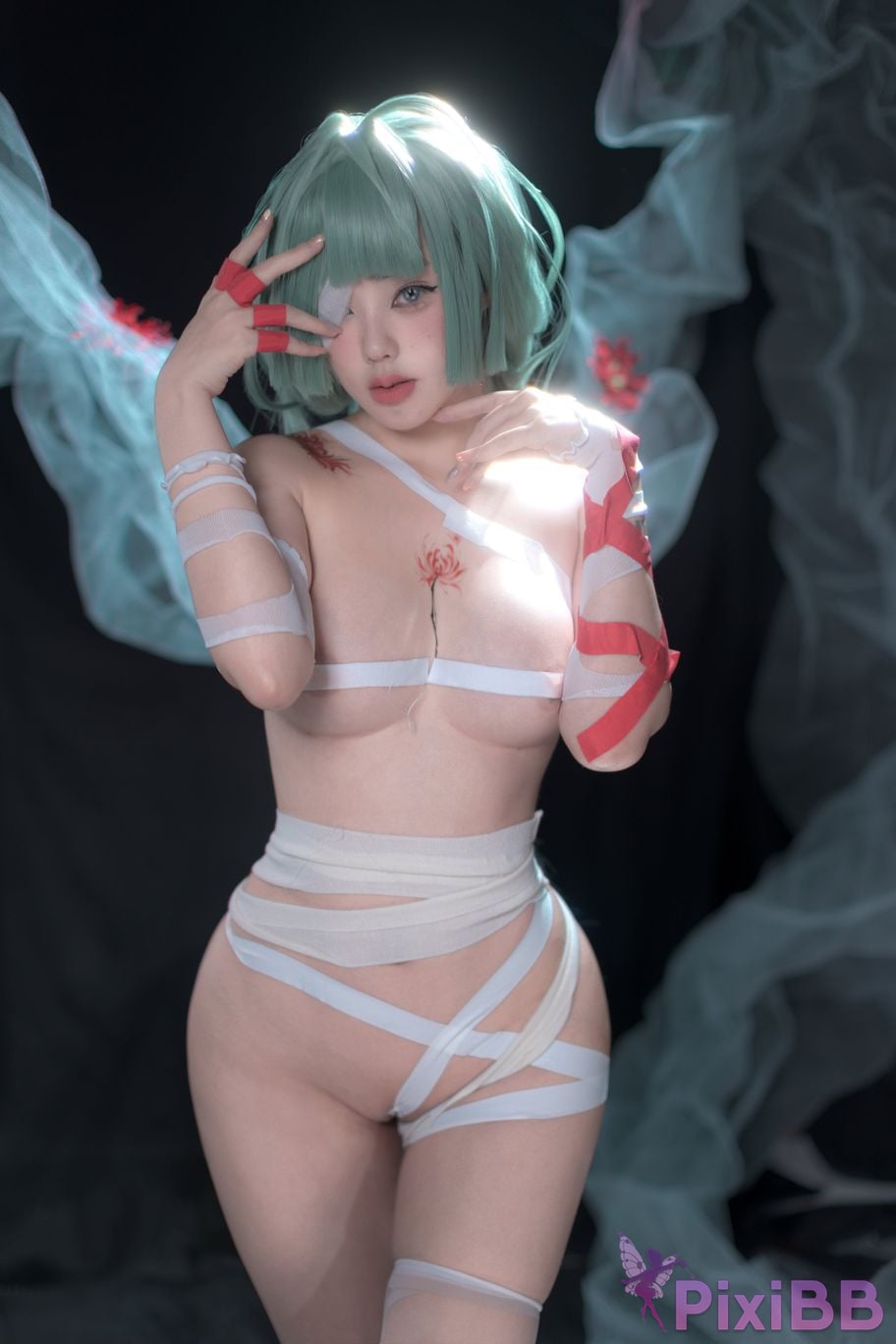 Cosplayer Titanium alloy TiTi Floro PixiBB.COM 024