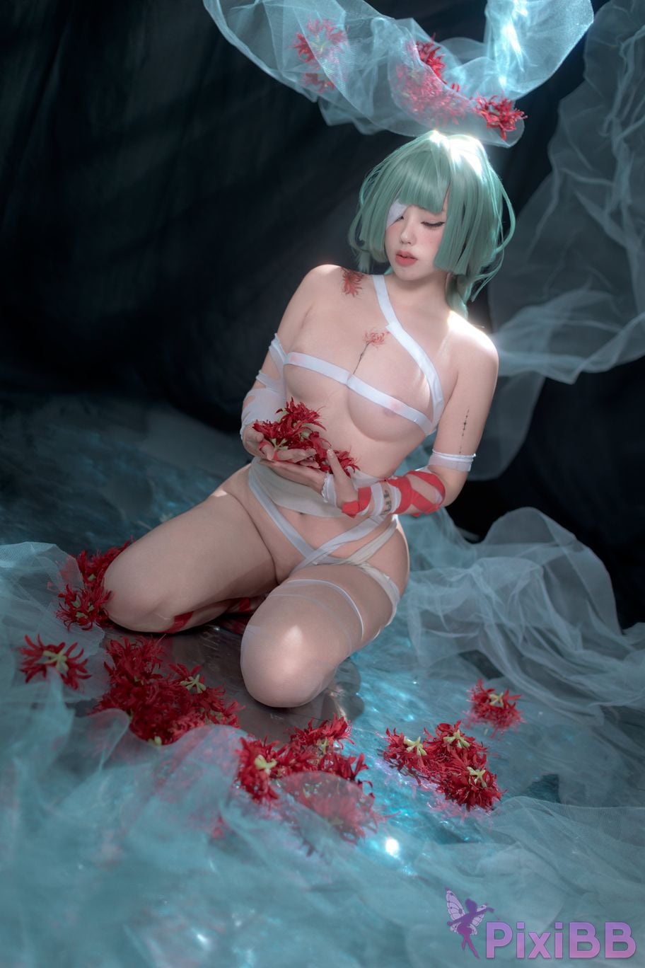 Cosplayer Titanium alloy TiTi Floro PixiBB.COM 035