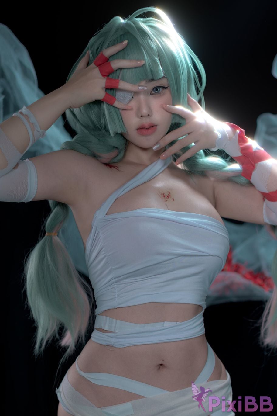 Cosplayer Titanium alloy TiTi Floro PixiBB.COM 087