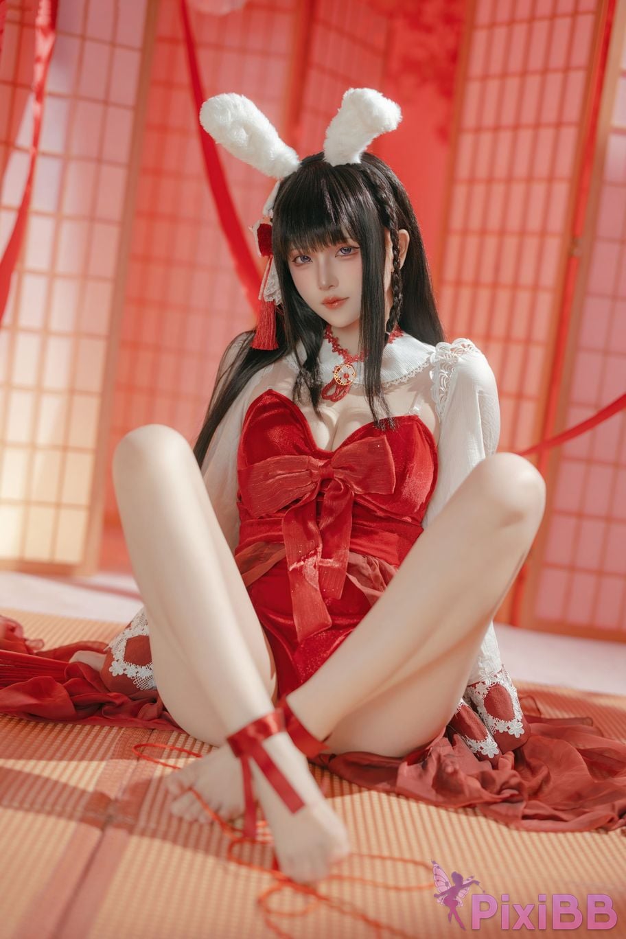 Cosplayer Island fish azur lane mountains praying witch rabbit PixiBB.COM 008