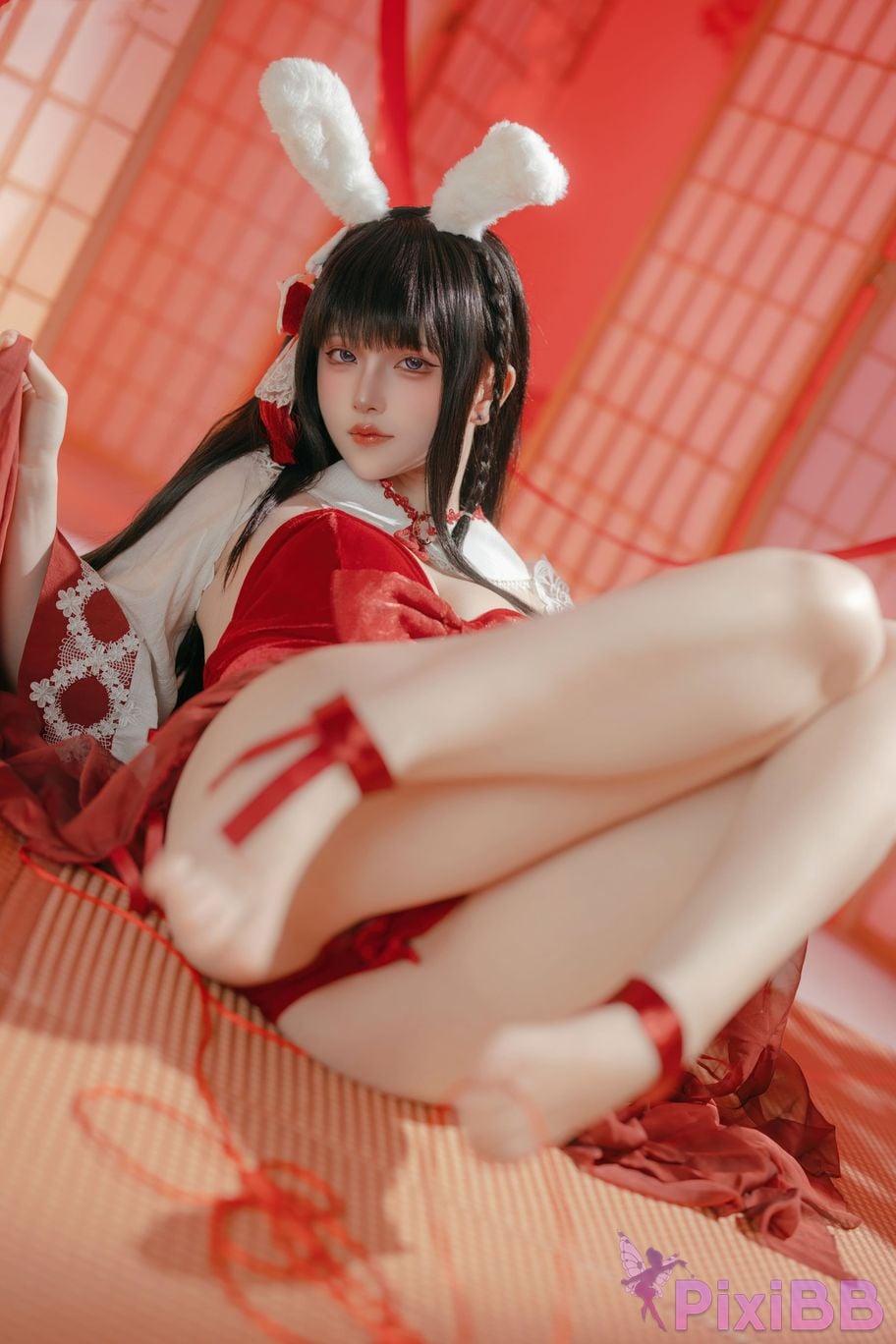 Cosplayer Island fish azur lane mountains praying witch rabbit PixiBB.COM 010