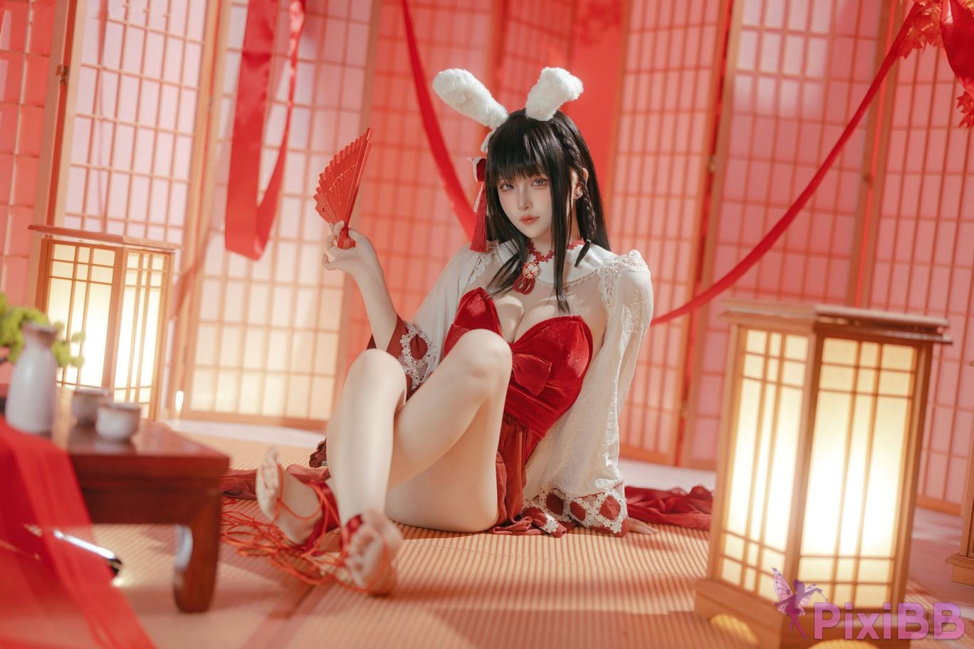 Cosplayer Island fish azur lane mountains praying witch rabbit PixiBB.COM 012