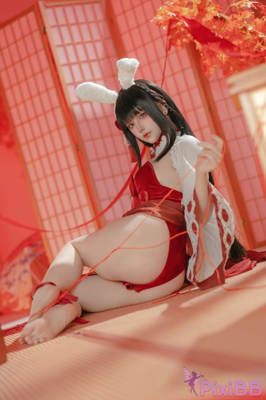 Cosplayer Island fish azur lane mountains praying witch rabbit PixiBB.COM 013