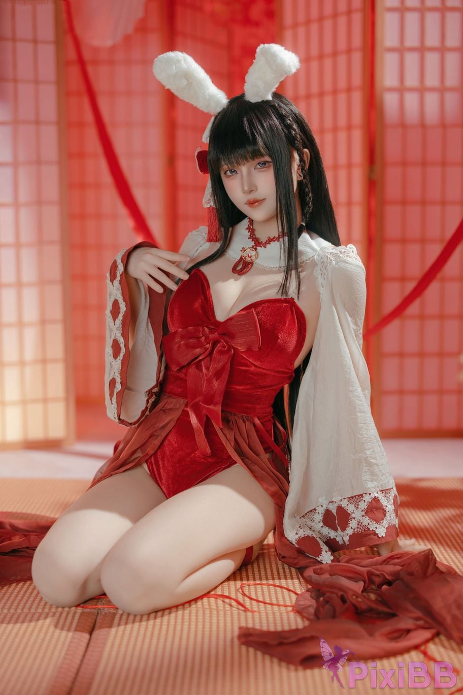 Cosplayer Island fish azur lane mountains praying witch rabbit PixiBB.COM 022