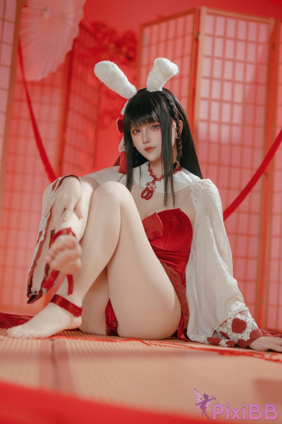 Cosplayer Island fish azur lane mountains praying witch rabbit PixiBB.COM 024
