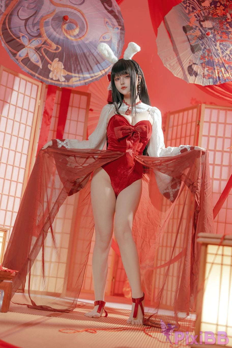 Cosplayer Island fish azur lane mountains praying witch rabbit PixiBB.COM 028