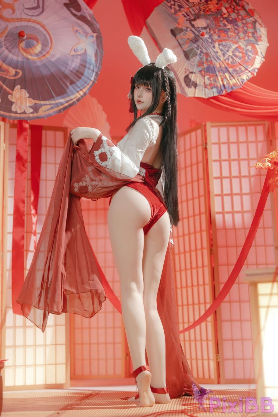 Cosplayer Island fish azur lane mountains praying witch rabbit PixiBB.COM 029