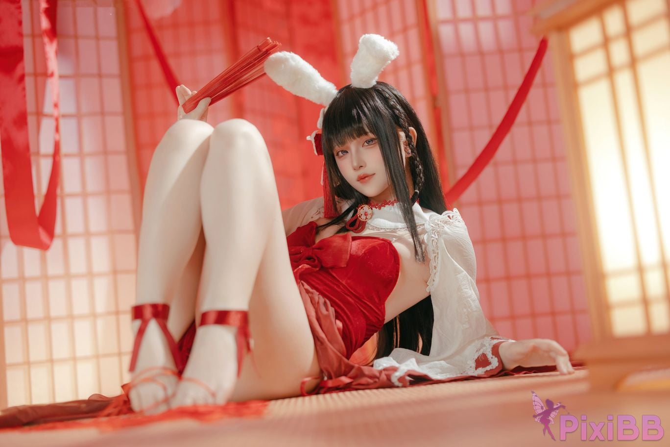 Cosplayer Island fish azur lane mountains praying witch rabbit PixiBB.COM 055