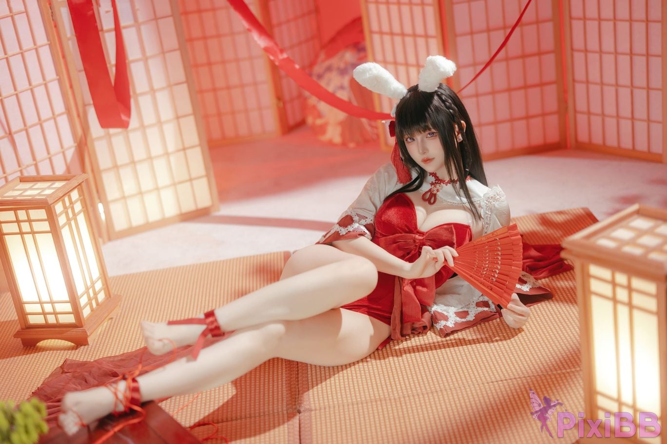 Cosplayer Island fish azur lane mountains praying witch rabbit PixiBB.COM 057