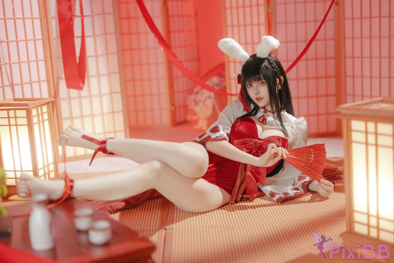 Cosplayer Island fish azur lane mountains praying witch rabbit PixiBB.COM 058