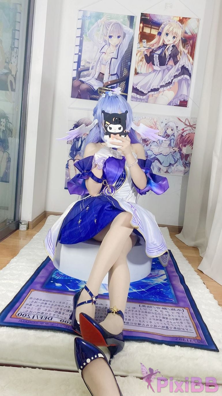 Cosplayer white oak Shirly Collapse Star Dome Railway robin PixiBB.COM 004.JPG