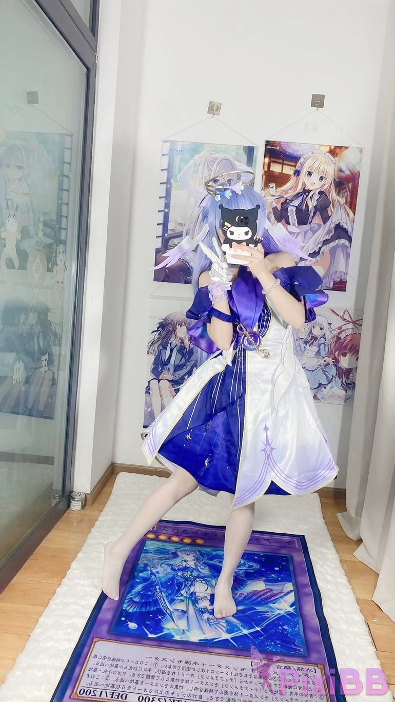 Cosplayer white oak Shirly Collapse Star Dome Railway robin PixiBB.COM 013.JPG