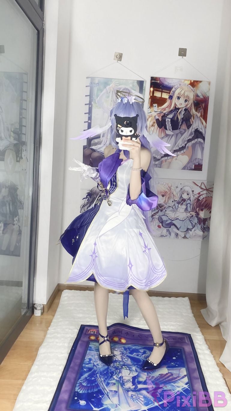 Cosplayer white oak Shirly Collapse Star Dome Railway robin PixiBB.COM 027.JPG