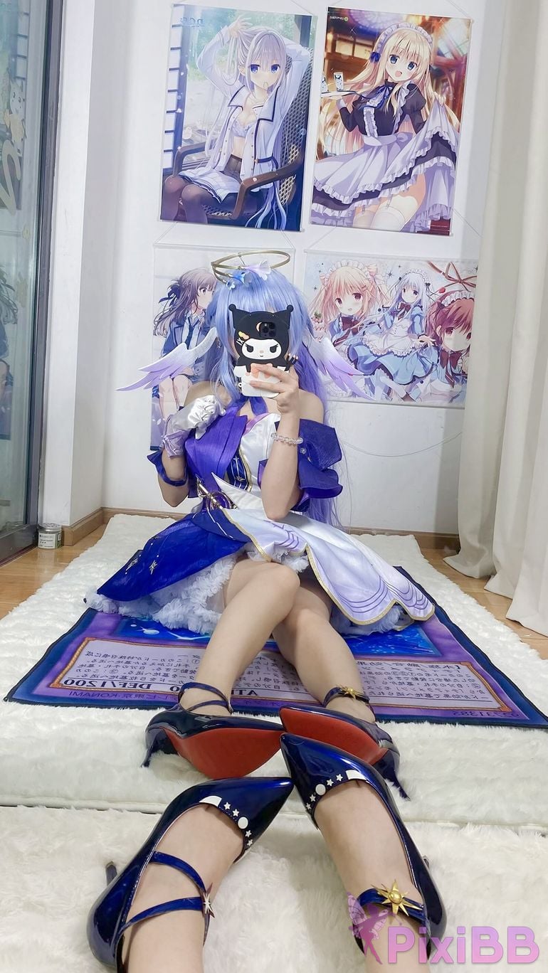 Cosplayer white oak Shirly Collapse Star Dome Railway robin PixiBB.COM 034.JPG