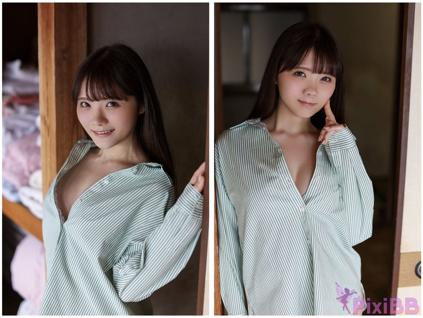 Japanese Idol Rei Misumi Wearing a coat of feathers Nude photo collection PixiBB.COM 002