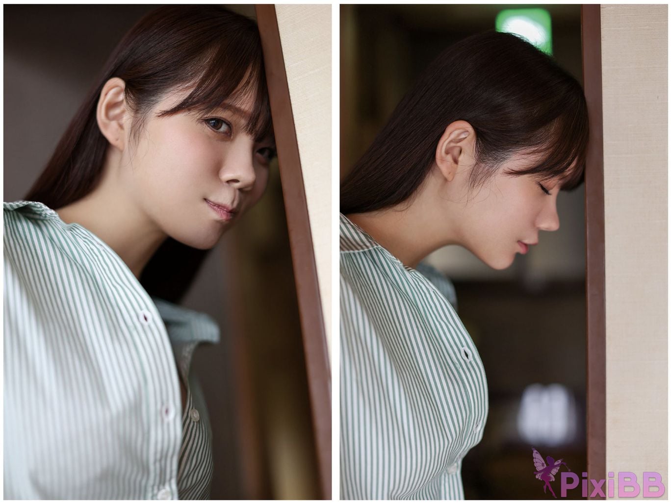 Japanese Idol Rei Misumi Wearing a coat of feathers Nude photo collection PixiBB.COM 004