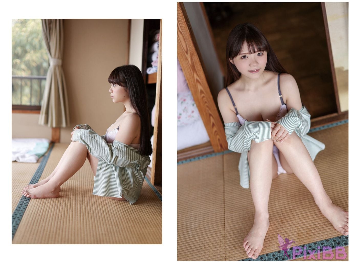 Japanese Idol Rei Misumi Wearing a coat of feathers Nude photo collection PixiBB.COM 010
