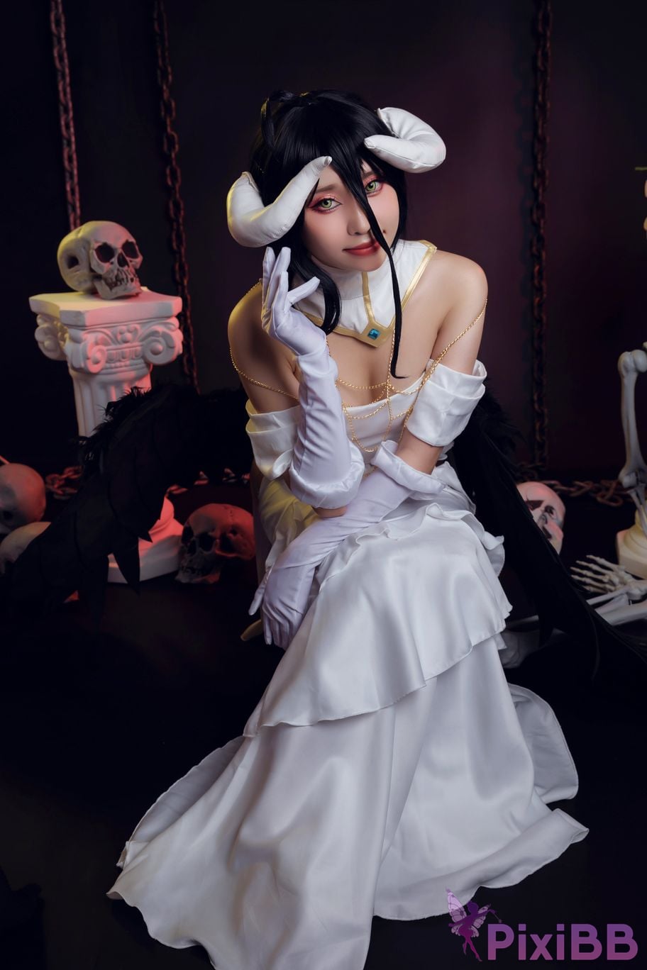 Asagi Kawaii Albedo PixiBB.COM 33