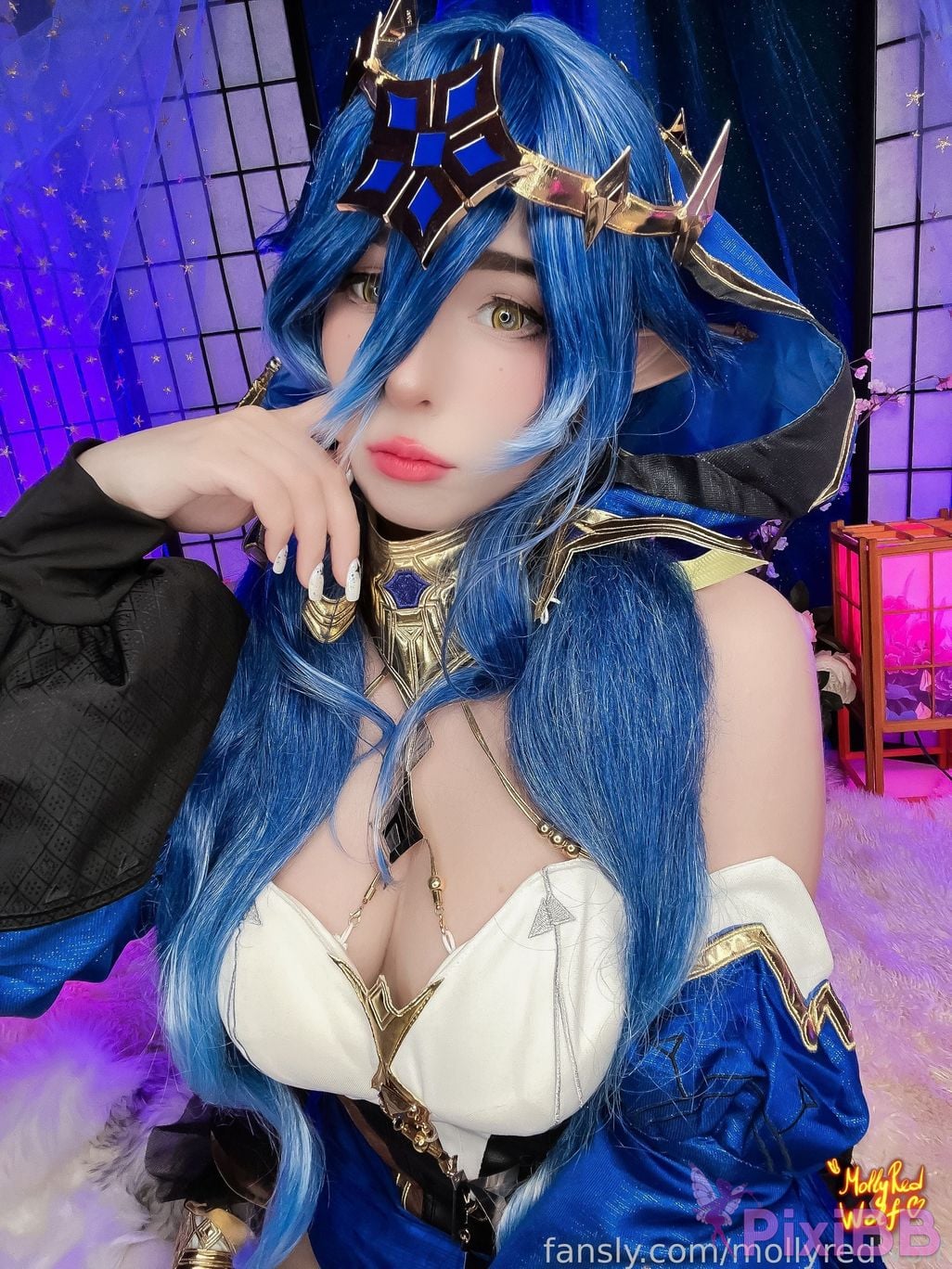 MollyRedWolf Layla (Genshin Impact) PixiBB.COM 13