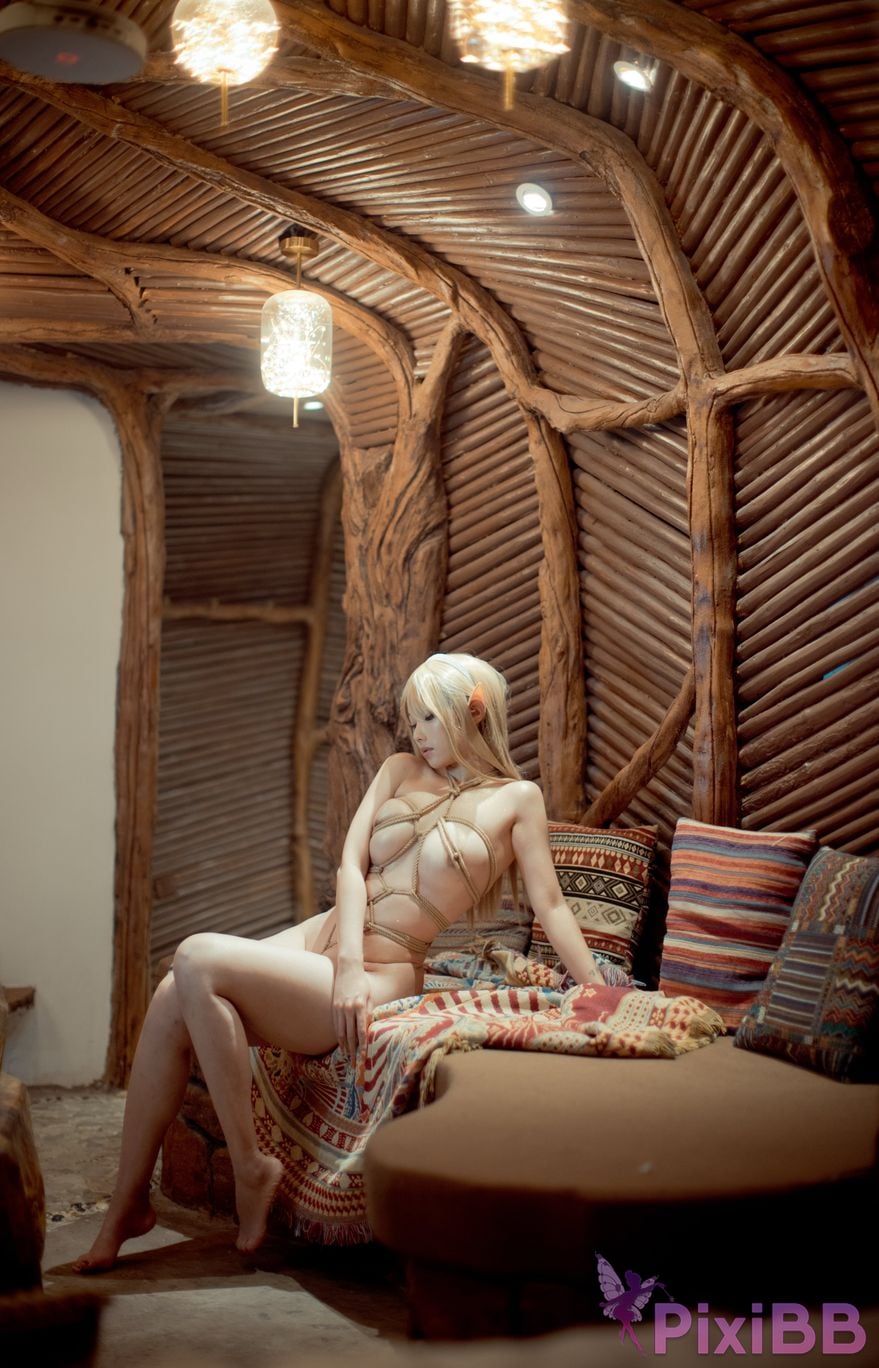 Cosplayer Titanium alloy TiTi Goblins Trophy Elf PixiBB.COM 029