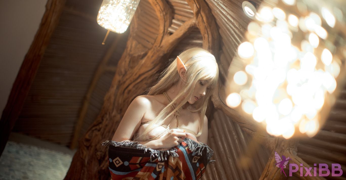 Cosplayer Titanium alloy TiTi Goblins Trophy Elf PixiBB.COM 082