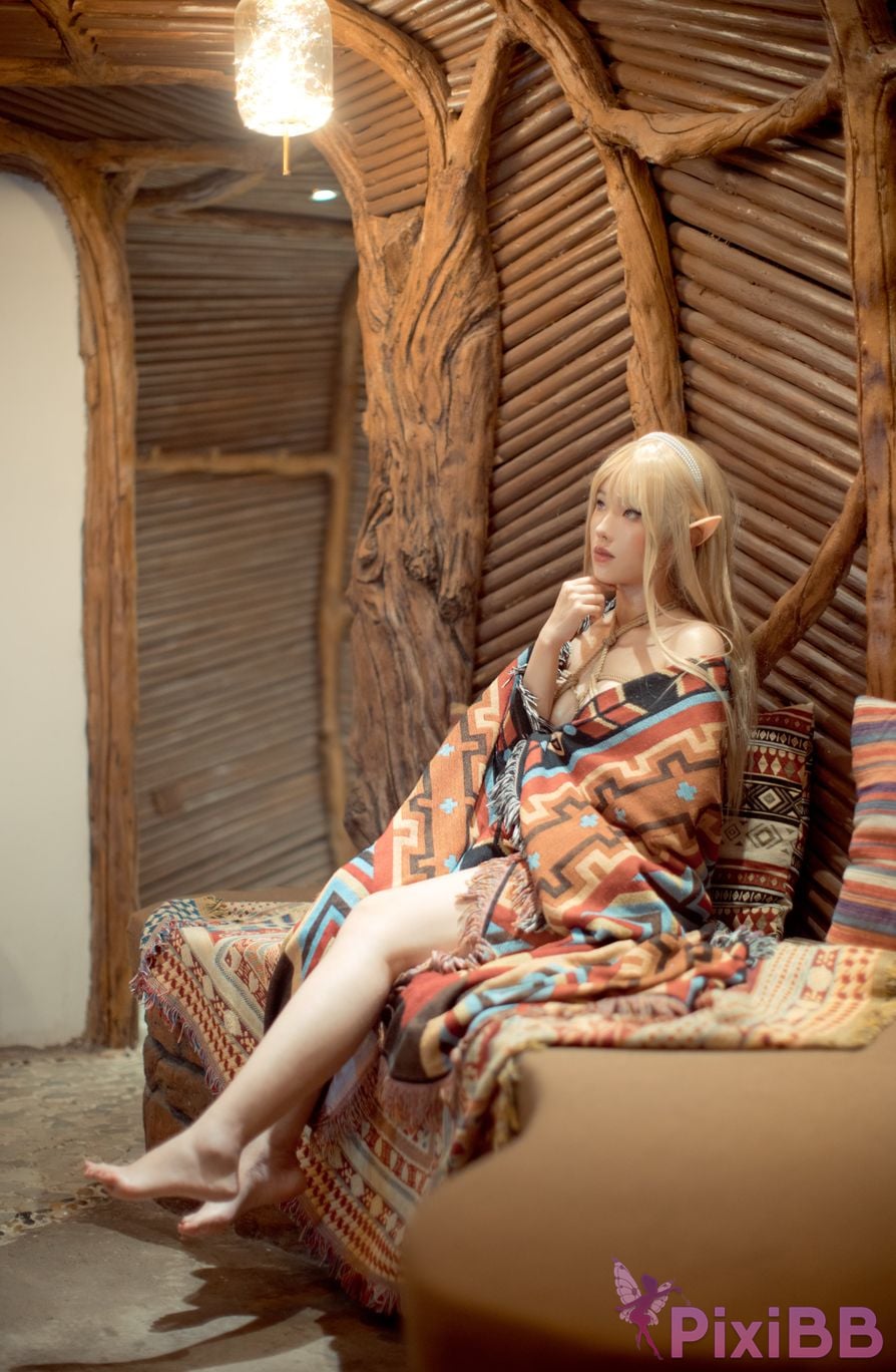 Cosplayer Titanium alloy TiTi Goblins Trophy Elf PixiBB.COM 084