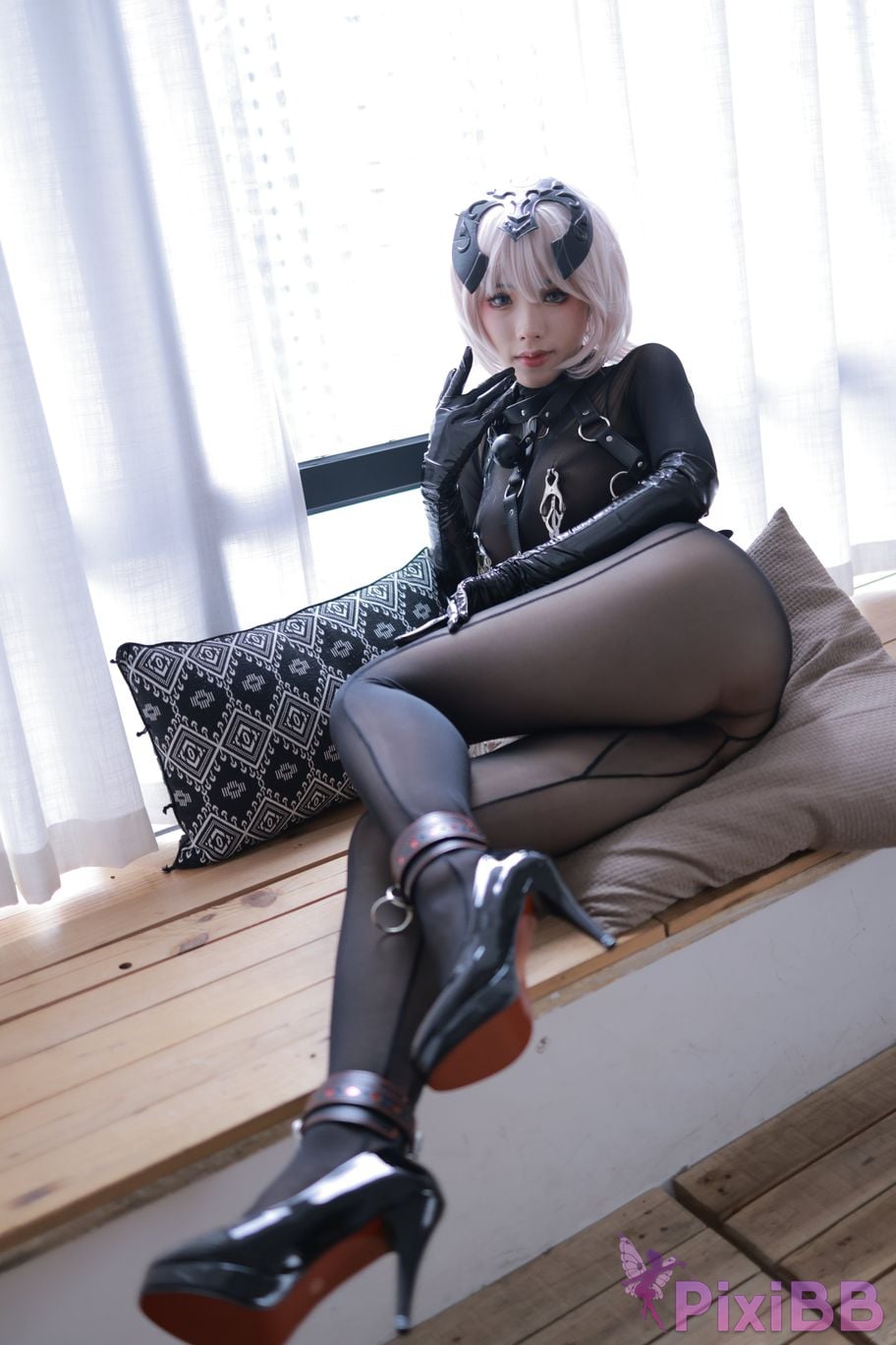 Cosplayer Titanium alloy TiTi Black Joan of Arc PixiBB.COM 006.JPG