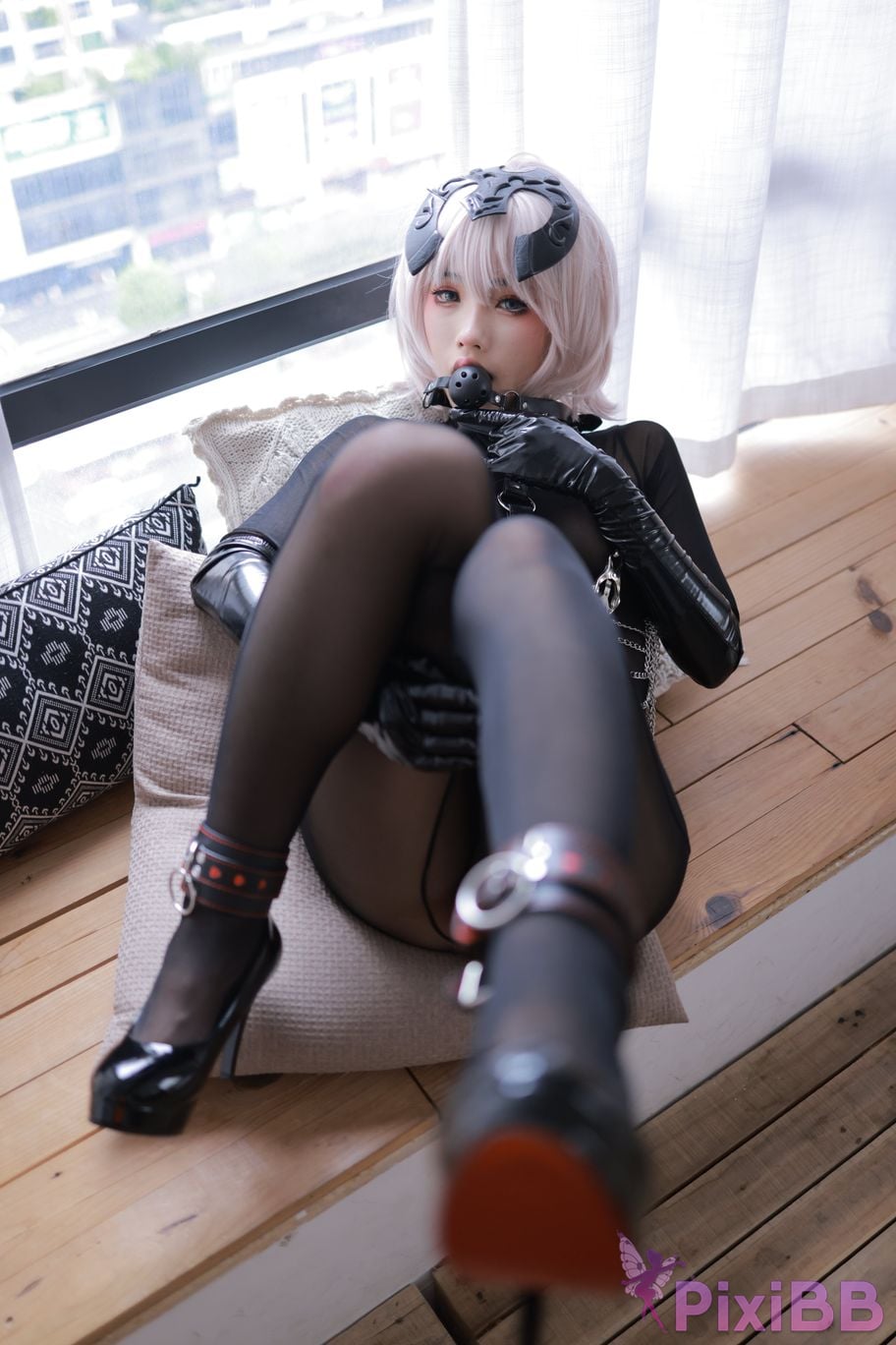 Cosplayer Titanium alloy TiTi Black Joan of Arc PixiBB.COM 056.JPG