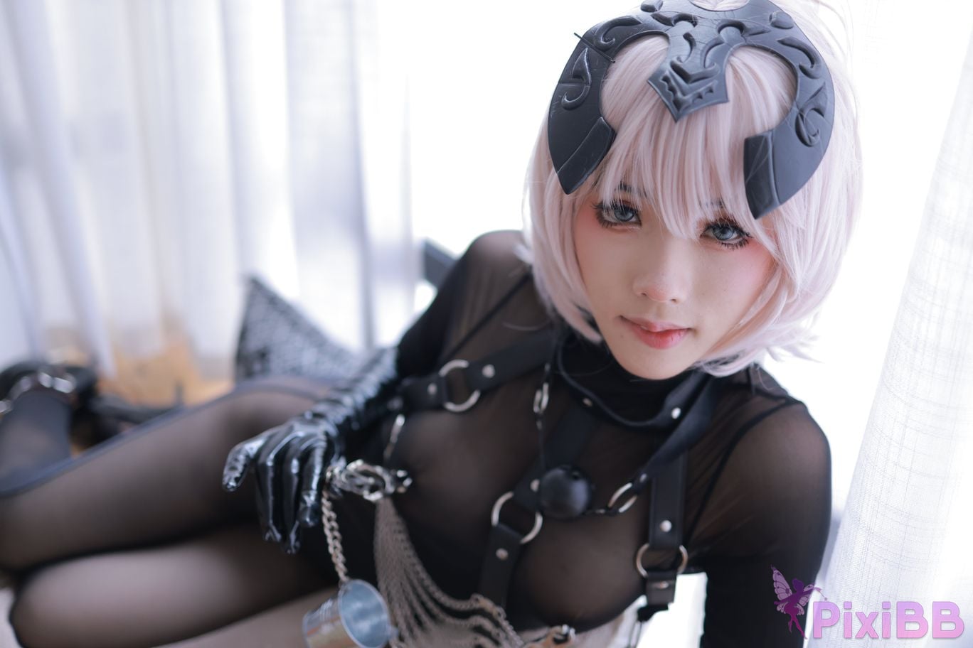 Cosplayer Titanium alloy TiTi Black Joan of Arc PixiBB.COM 080.JPG