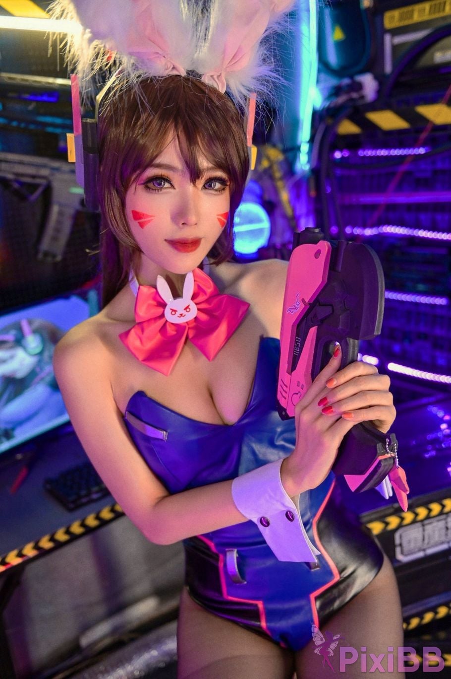 Cosplayer Titanium alloy TiTi bunny girl DVA PixiBB.COM 017