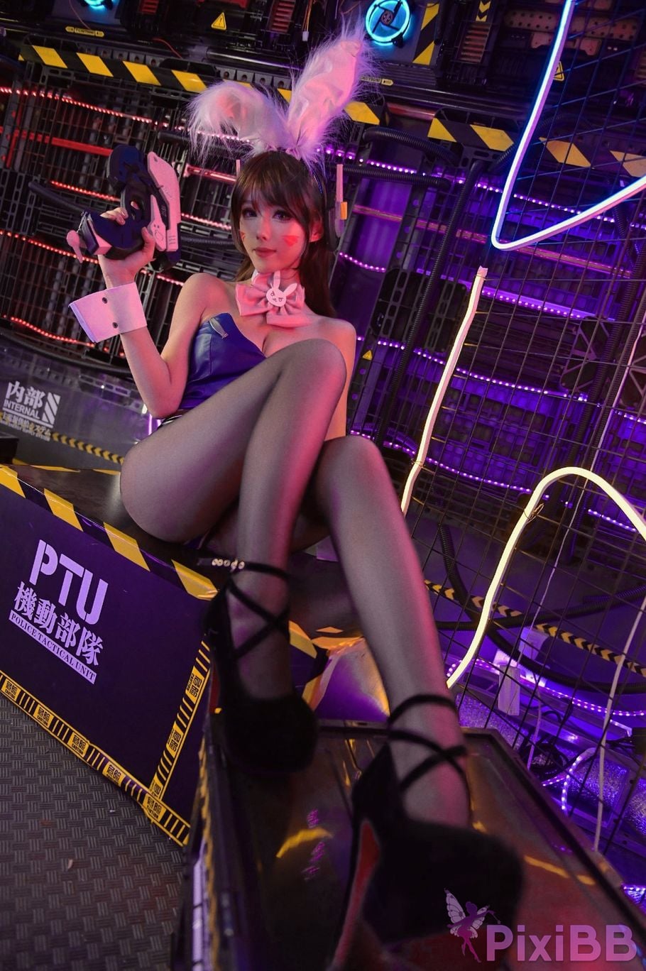 Cosplayer Titanium alloy TiTi bunny girl DVA PixiBB.COM 019