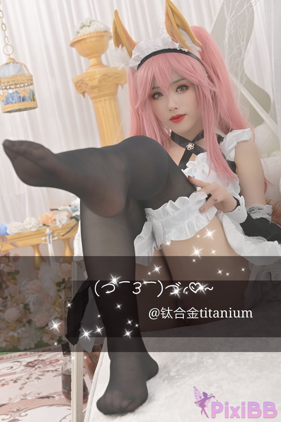Cosplayer Titanium alloy TiTi Maid Xiaoyu PixiBB.COM 005