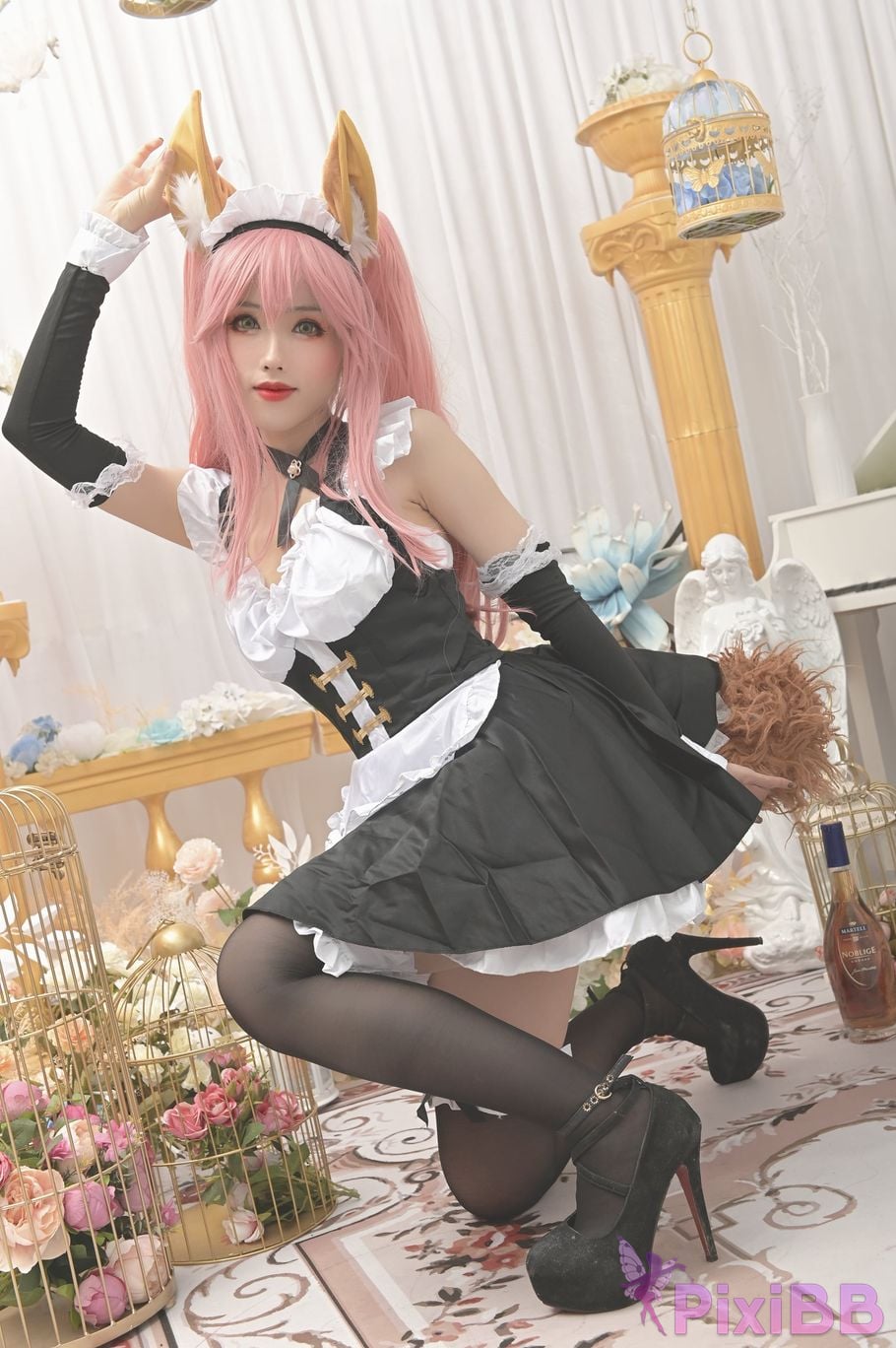 Cosplayer Titanium alloy TiTi Maid Xiaoyu PixiBB.COM 008