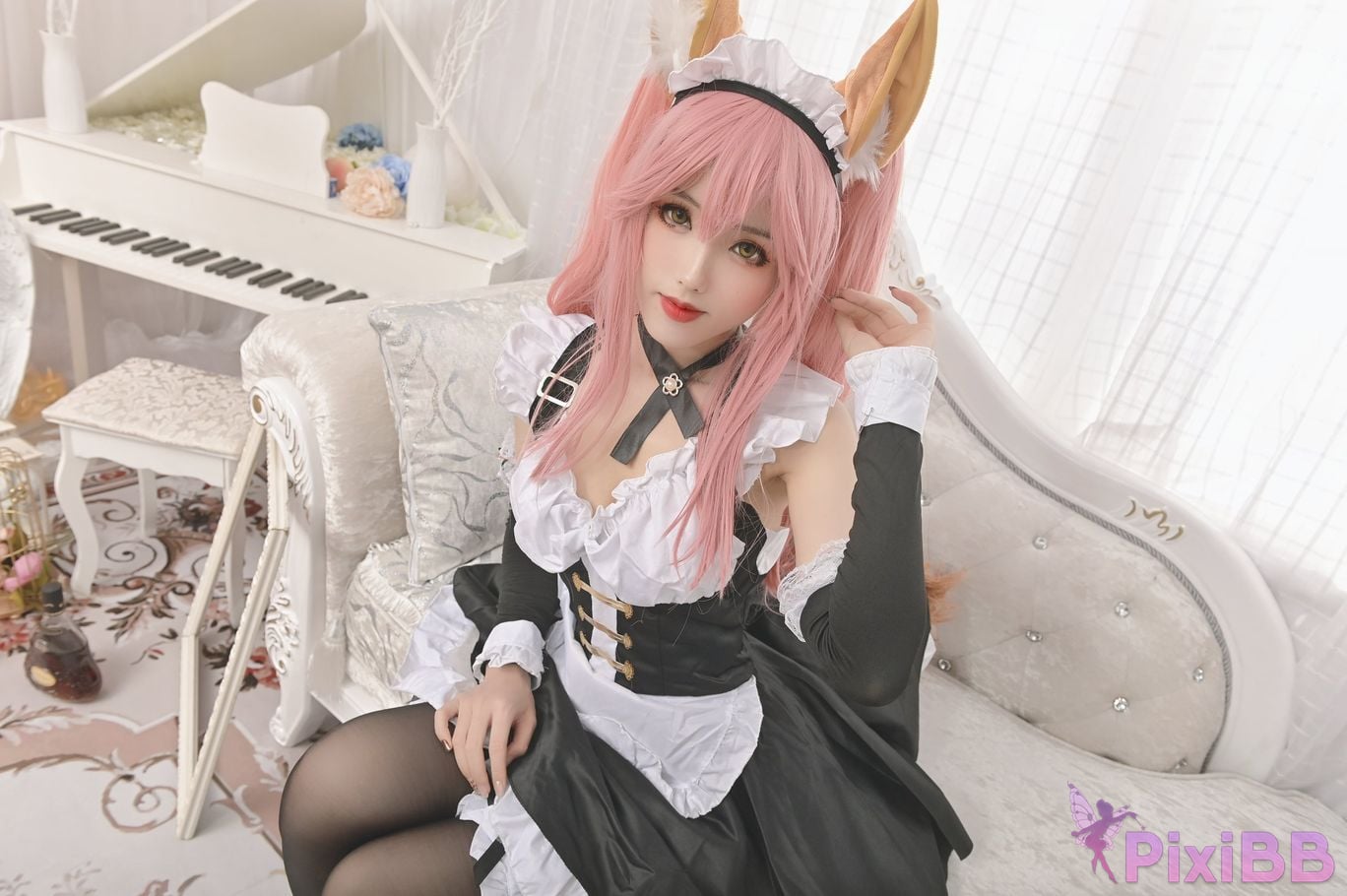 Cosplayer Titanium alloy TiTi Maid Xiaoyu PixiBB.COM 009