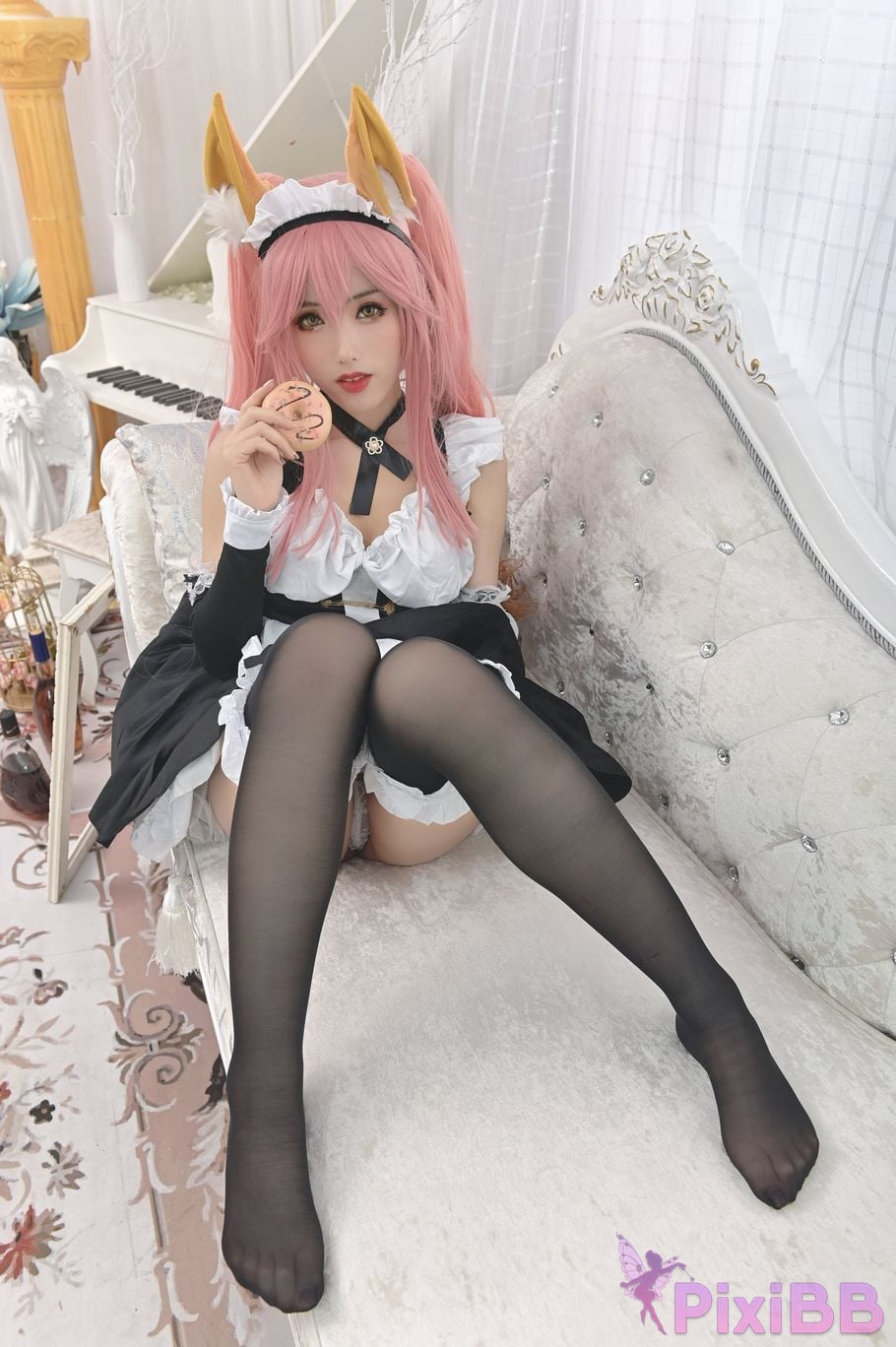 Cosplayer Titanium alloy TiTi Maid Xiaoyu PixiBB.COM 011