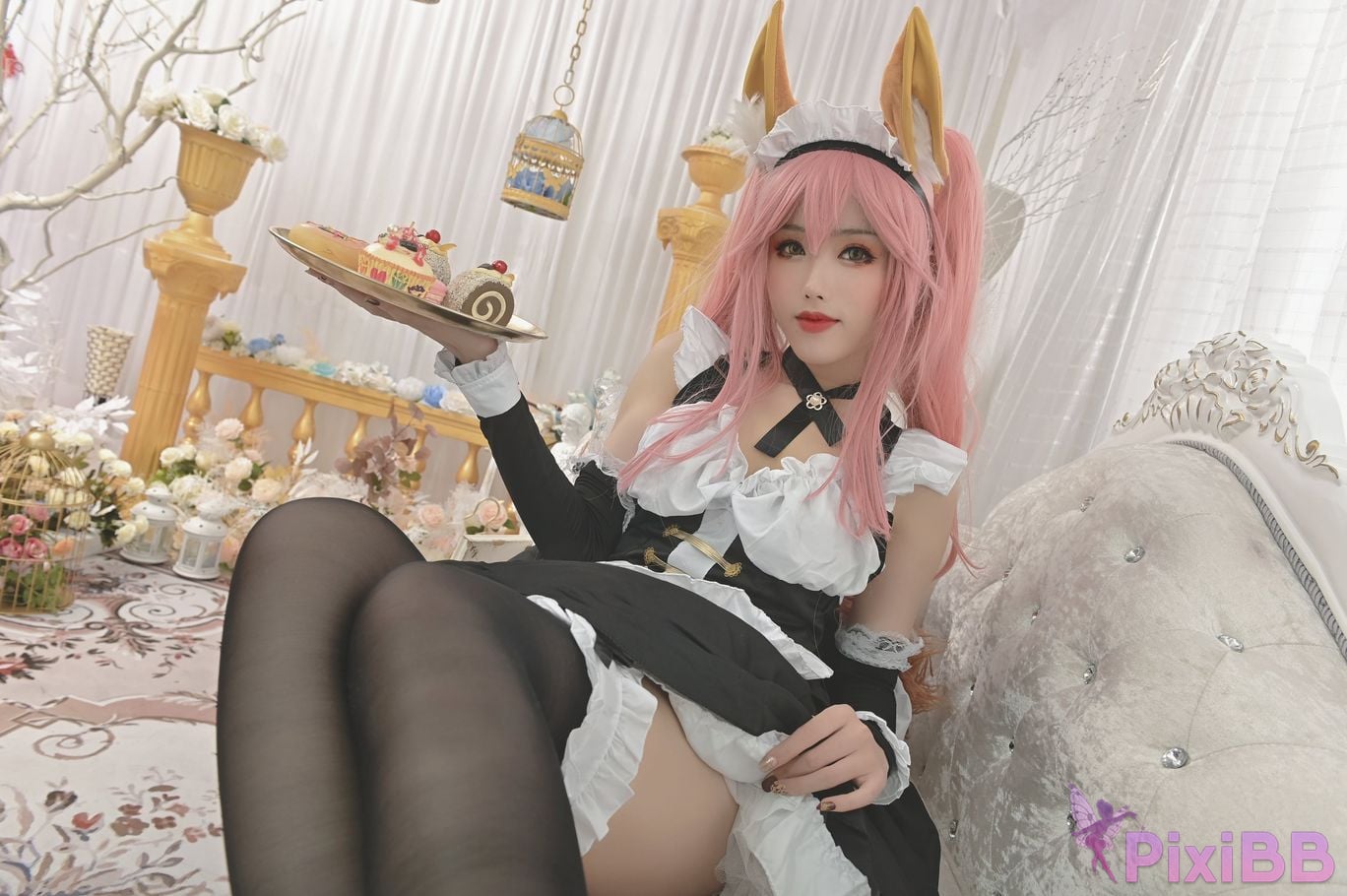 Cosplayer Titanium alloy TiTi Maid Xiaoyu PixiBB.COM 012