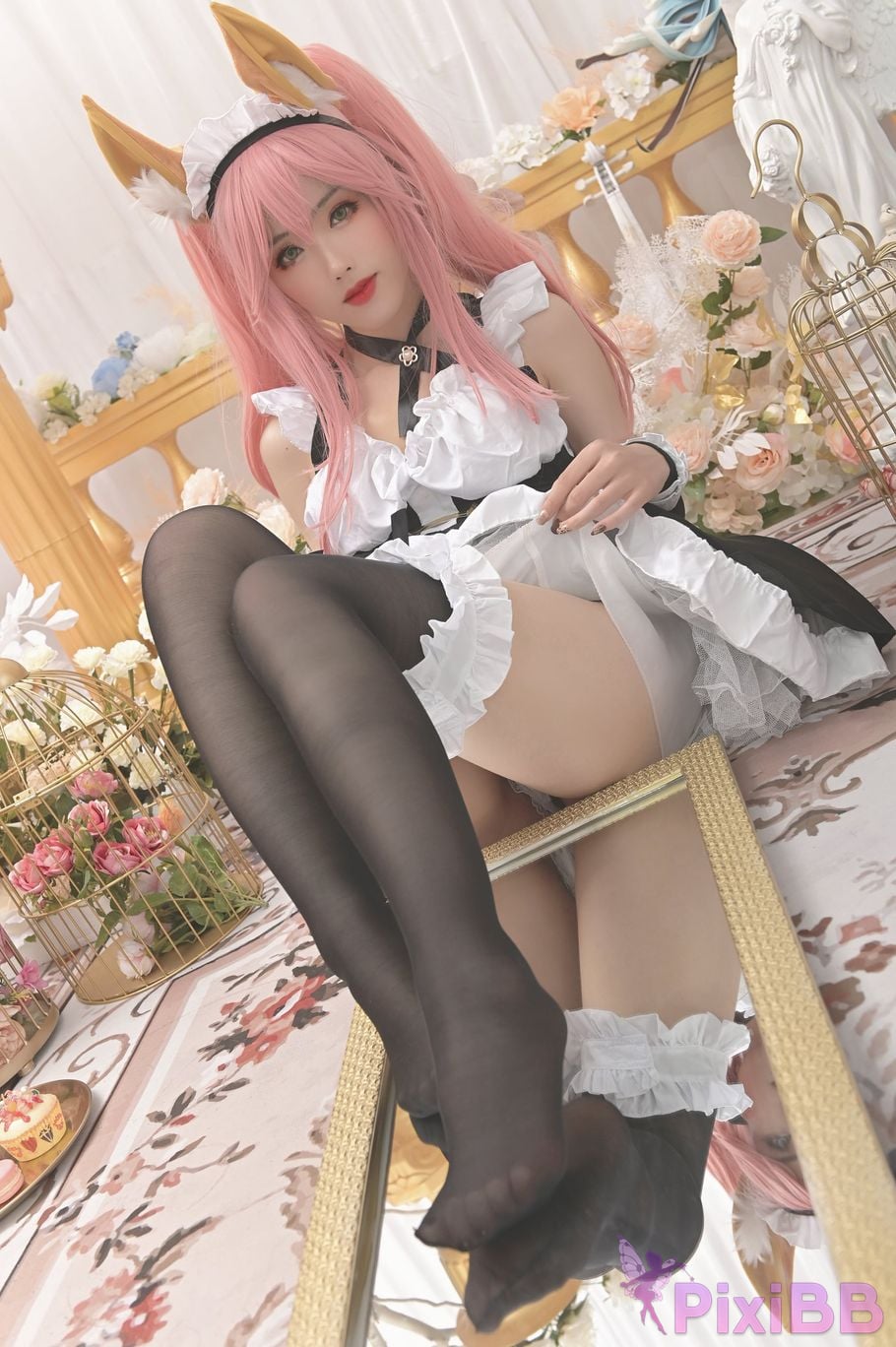 Cosplayer Titanium alloy TiTi Maid Xiaoyu PixiBB.COM 013