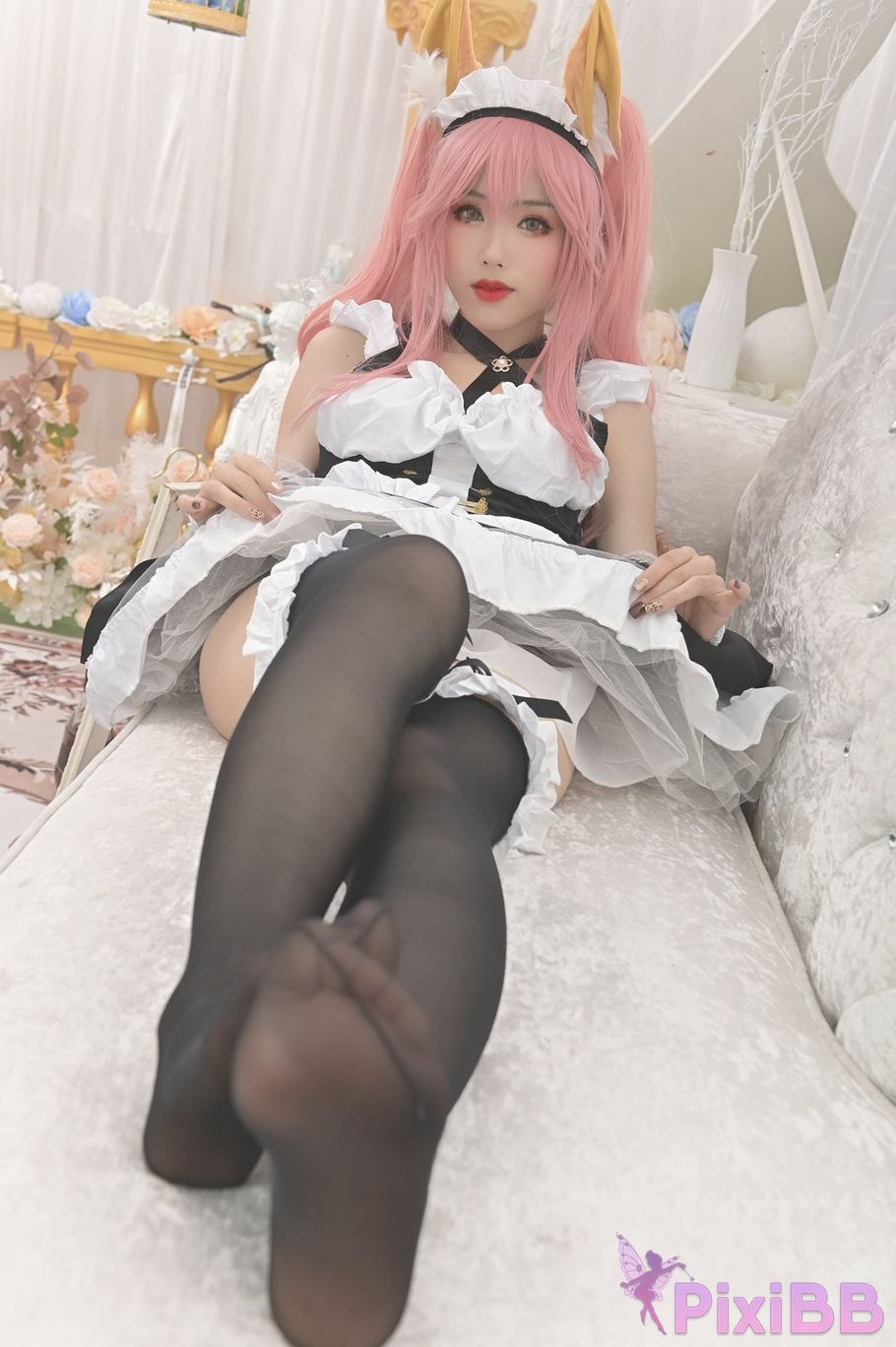 Cosplayer Titanium alloy TiTi Maid Xiaoyu PixiBB.COM 015