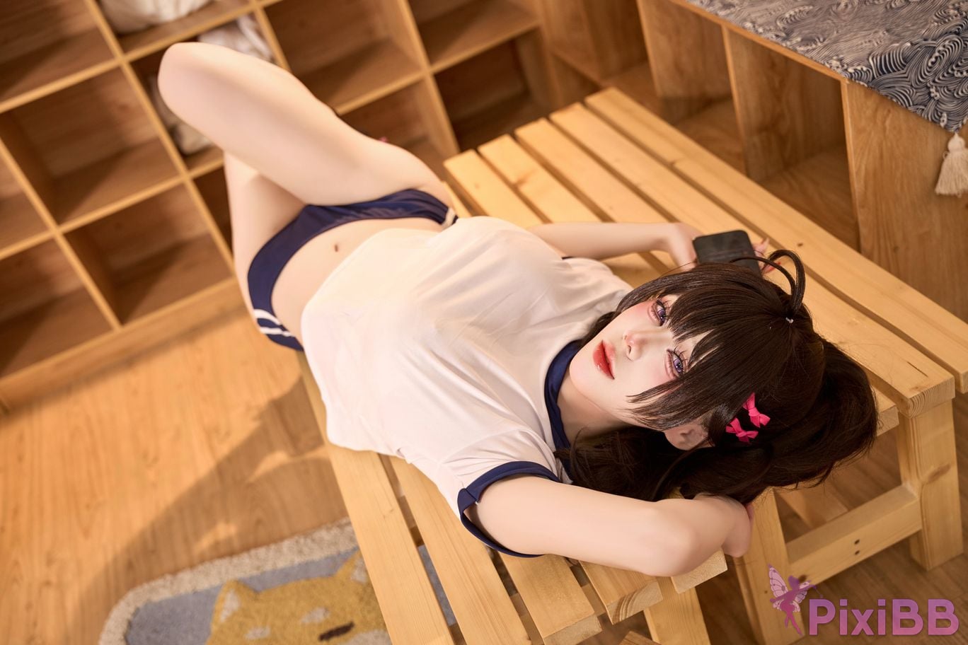 Cosplayer Nine words brown dust 2 Luo An gymnastics uniform PixiBB.COM 010