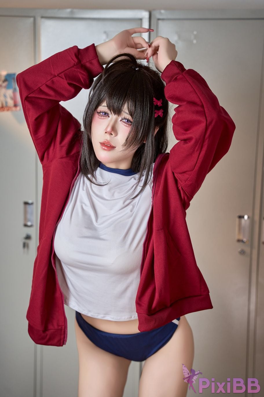 Cosplayer Nine words brown dust 2 Luo An gymnastics uniform PixiBB.COM 047